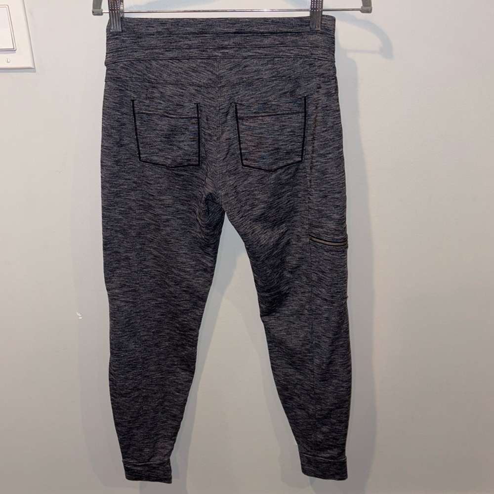 Athleta Metro Spacedye Pull on Jogger Size XS Black Heather - Picture 6 of 11